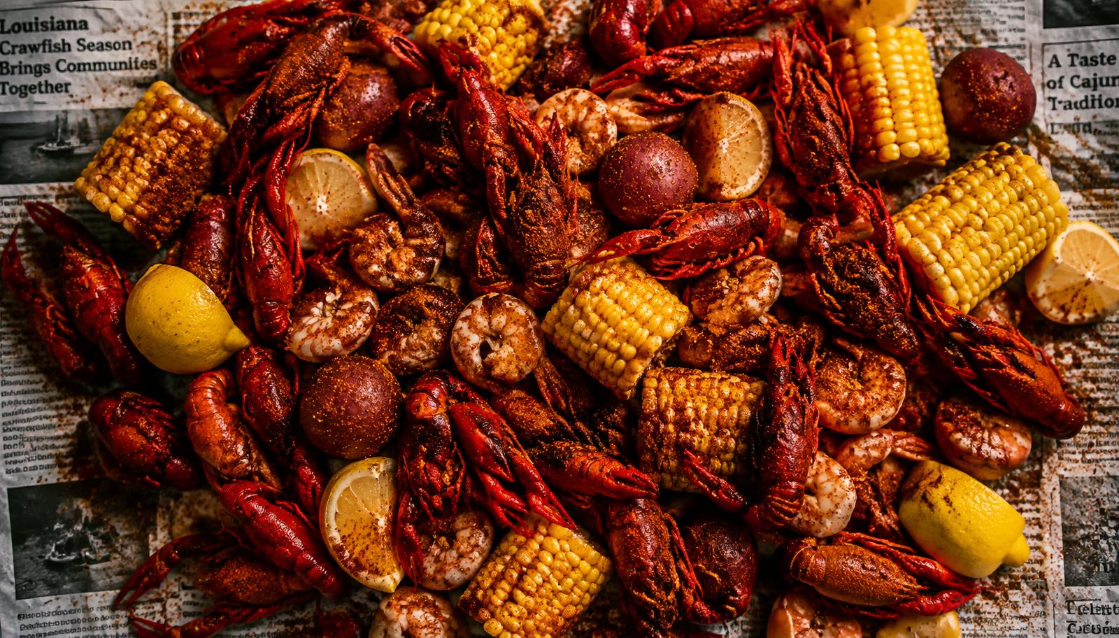 Cajun seafood boil